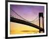 Verrazano Narrows Bridge at Dusk-Alan Schein-Framed Photographic Print