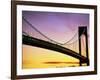 Verrazano Narrows Bridge at Dusk-Alan Schein-Framed Photographic Print