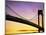 Verrazano Narrows Bridge at Dusk-Alan Schein-Mounted Photographic Print
