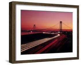 Verrazano-Narrows Bridge, New York City, USA-null-Framed Photographic Print