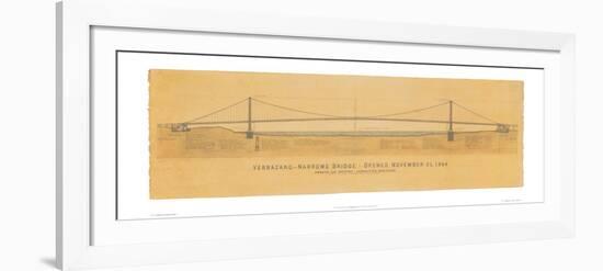 Verrazano Narrows Bridge-Craig Holmes-Framed Art Print