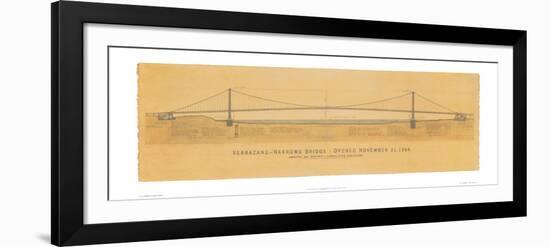 Verrazano Narrows Bridge-Craig Holmes-Framed Art Print