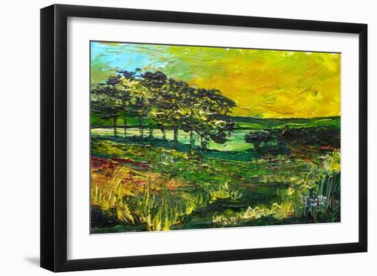 Vers L'Etang de Miragoane, 2010-Patricia Brintle-Framed Premium Giclee Print