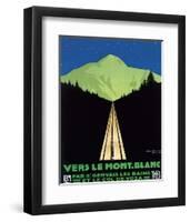 Vers Le Mont Blanc-Georges Dorival-Framed Art Print