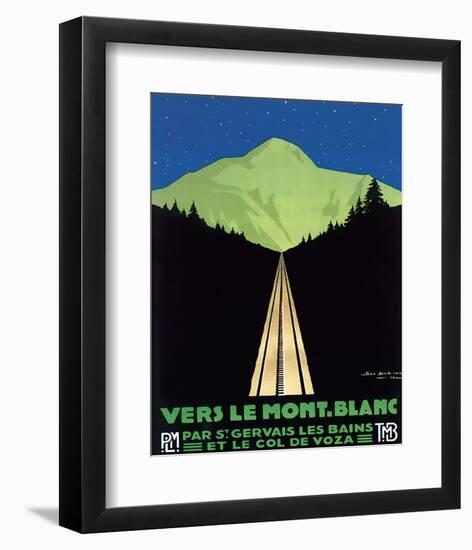 Vers Le Mont Blanc-Georges Dorival-Framed Art Print