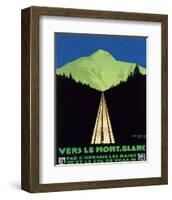 Vers Le Mont Blanc-Georges Dorival-Framed Art Print