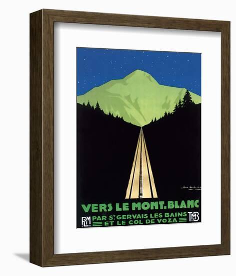 Vers Le Mont Blanc-Georges Dorival-Framed Art Print