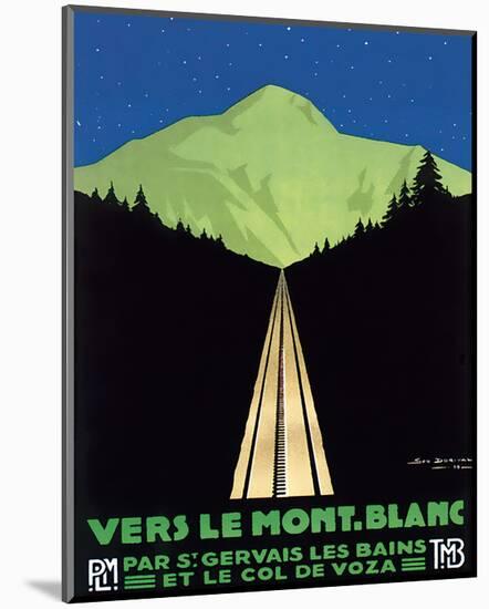 Vers Le Mont Blanc-Georges Dorival-Mounted Art Print