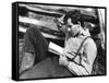 Vers sa Destinee YOUNG MR. LINCOLN by JohnFord with Henry Fonda, 1939 (b/w photo)-null-Framed Stretched Canvas