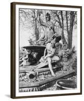 Versailles, 1904 - France Triumphant by Jean-Baptiste Tuby-Eugene Atget-Framed Art Print