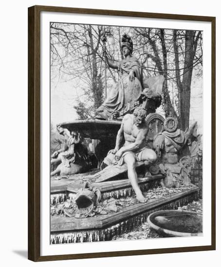 Versailles, 1904 - France Triumphant by Jean-Baptiste Tuby-Eugene Atget-Framed Art Print