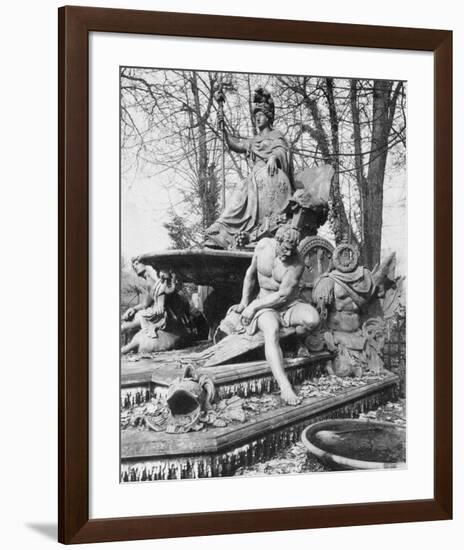 Versailles, 1904 - France Triumphant by Jean-Baptiste Tuby-Eugene Atget-Framed Art Print