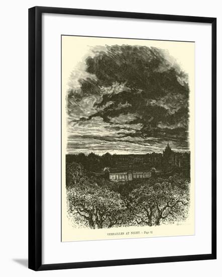 Versailles at Night-null-Framed Giclee Print