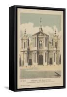 Versailles, Cathedrale Saint Louis-null-Framed Stretched Canvas