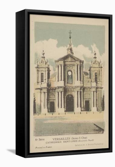 Versailles, Cathedrale Saint Louis-null-Framed Stretched Canvas