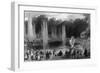 Versailles Fountains-Eugene Lami-Framed Art Print