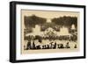 Versailles, Latona Bassin, High Waters-Helio E. Ledeley-Framed Art Print