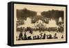 Versailles, Latona Bassin, High Waters-Helio E. Ledeley-Framed Stretched Canvas