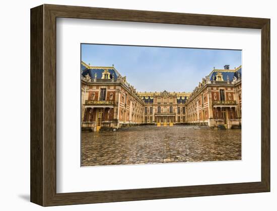 Versailles Palace Entrance Way-null-Framed Art Print