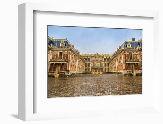 Versailles Palace Entrance Way-null-Framed Art Print