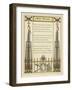 Verse About the Tower of London with Images of Armour and Weaponry-Thomas Crane-Framed Giclee Print