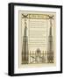 Verse About the Tower of London with Images of Armour and Weaponry-Thomas Crane-Framed Giclee Print