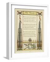 Verse About the Tower of London with Images of Armour and Weaponry-Thomas Crane-Framed Giclee Print