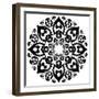 Versions of Ottoman Decorative Arts, Abstract Flowers-antsvgdal-Framed Art Print