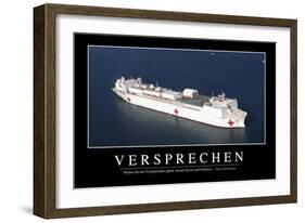 Versprechen: Motivationsposter Mit Inspirierendem Zitat-null-Framed Photographic Print