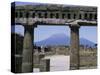 Versuvius Volcano Seen from Pompeii-Tony Waltham-Stretched Canvas