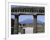 Versuvius Volcano Seen from Pompeii-Tony Waltham-Framed Photographic Print