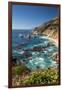 Vertical Big Sur Coastline California-Sheila Haddad-Framed Photographic Print