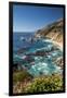 Vertical Big Sur Coastline California-Sheila Haddad-Framed Premium Photographic Print