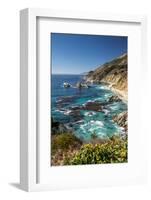 Vertical Big Sur Coastline California-Sheila Haddad-Framed Photographic Print