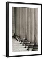 Vertical Columns-Christian Peacock-Framed Art Print