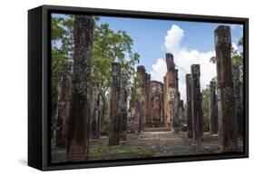 Vertical Columns-Charlie-Framed Stretched Canvas