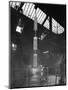 Vertical Heat Treatment Process, Edgar Allen Steel Foundry, Sheffield, South Yorkshire, 1962-Michael Walters-Mounted Photographic Print