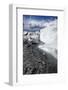 Vertical Image of Ice and Glacial Melt Water of Matanuska Glacier-Sheila Haddad-Framed Photographic Print