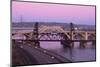 Vertical Lift Bridge and Robert Street at Dusk-jrferrermn-Mounted Photographic Print