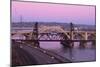 Vertical Lift Bridge and Robert Street at Dusk-jrferrermn-Mounted Photographic Print