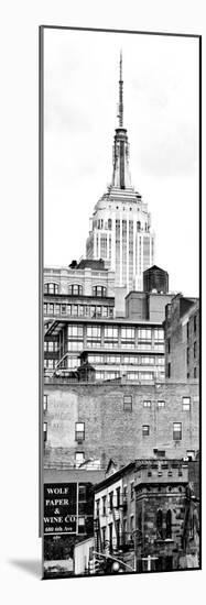 Vertical Panoramic, Architecture and Buildings, Empire State Building, Midtown Manhattan, NYC-Philippe Hugonnard-Mounted Photographic Print
