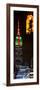 Vertical Panoramic - Door Posters - NYC Urban Street Scene - The Empire State Building at Night-Philippe Hugonnard-Framed Photographic Print