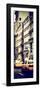 Vertical Panoramic - Door Posters - NYC Yellow Taxis / Cabs on Broadway Avenue in Manhattan-Philippe Hugonnard-Framed Photographic Print