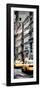 Vertical Panoramic - Door Posters - NYC Yellow Taxis / Cabs on Broadway Avenue in Manhattan-Philippe Hugonnard-Framed Photographic Print