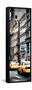 Vertical Panoramic - Door Posters - NYC Yellow Taxis / Cabs on Broadway Avenue in Manhattan-Philippe Hugonnard-Framed Stretched Canvas