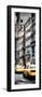 Vertical Panoramic - Door Posters - NYC Yellow Taxis / Cabs on Broadway Avenue in Manhattan-Philippe Hugonnard-Framed Photographic Print