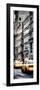 Vertical Panoramic - Door Posters - NYC Yellow Taxis / Cabs on Broadway Avenue in Manhattan-Philippe Hugonnard-Framed Photographic Print