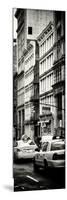 Vertical Panoramic - Door Posters - NYC Yellow Taxis / Cabs on Broadway Avenue in Manhattan-Philippe Hugonnard-Mounted Photographic Print