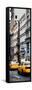 Vertical Panoramic - Door Posters - NYC Yellow Taxis / Cabs on Broadway Avenue in Manhattan-Philippe Hugonnard-Framed Stretched Canvas