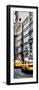 Vertical Panoramic - Door Posters - NYC Yellow Taxis / Cabs on Broadway Avenue in Manhattan-Philippe Hugonnard-Framed Photographic Print